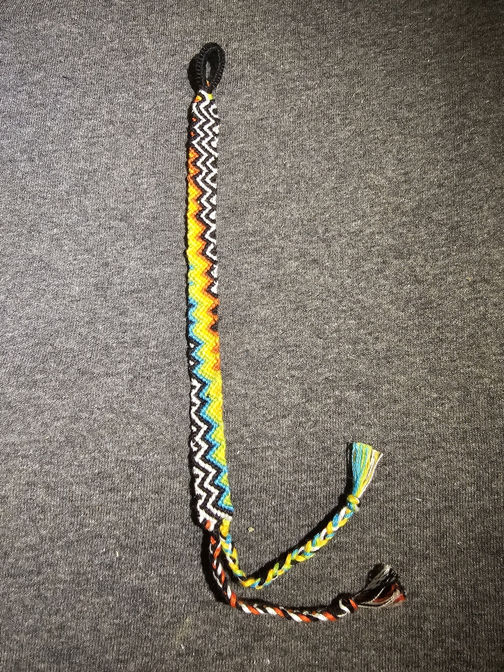 Handmade Multicolor Zigzag Friendship Bracelet